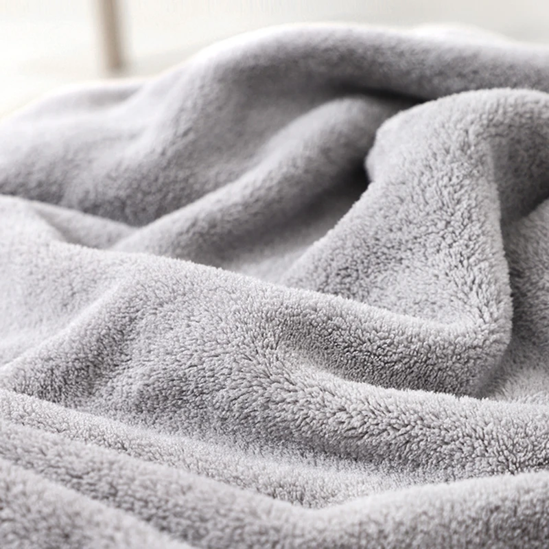 Cotton Fleece Blanket Newborn Wrap For 0-12 Months Baby 4 Seasons Absorbent Warm Children Bath Towel