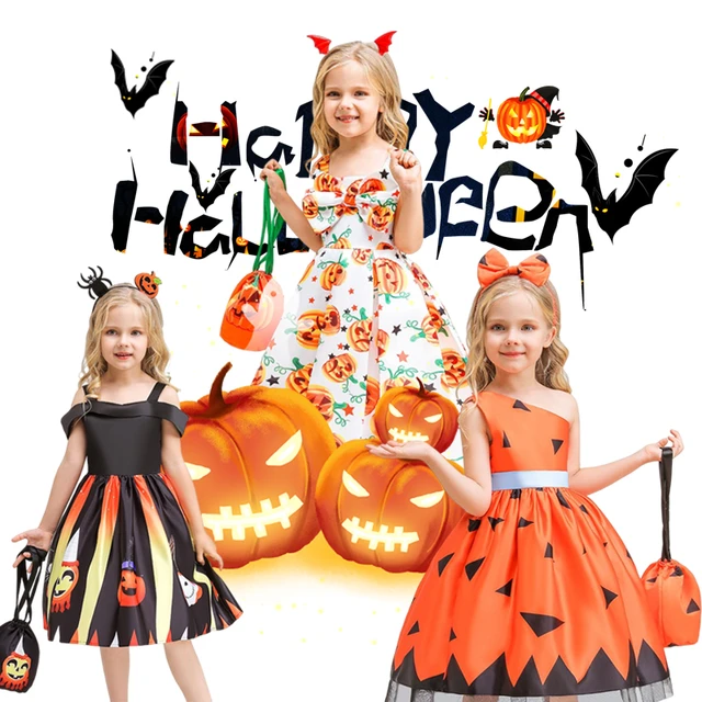 Costume d'Halloween pour enfants, robe de princesse pêche pour filles,  vêtements de scène pour enfants, costume de cosplay, tenues de fête de  paupières - AliExpress