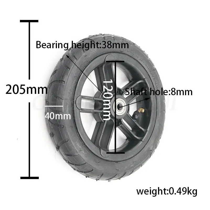 s2, roda pneumática, 8 in Air Wheel,