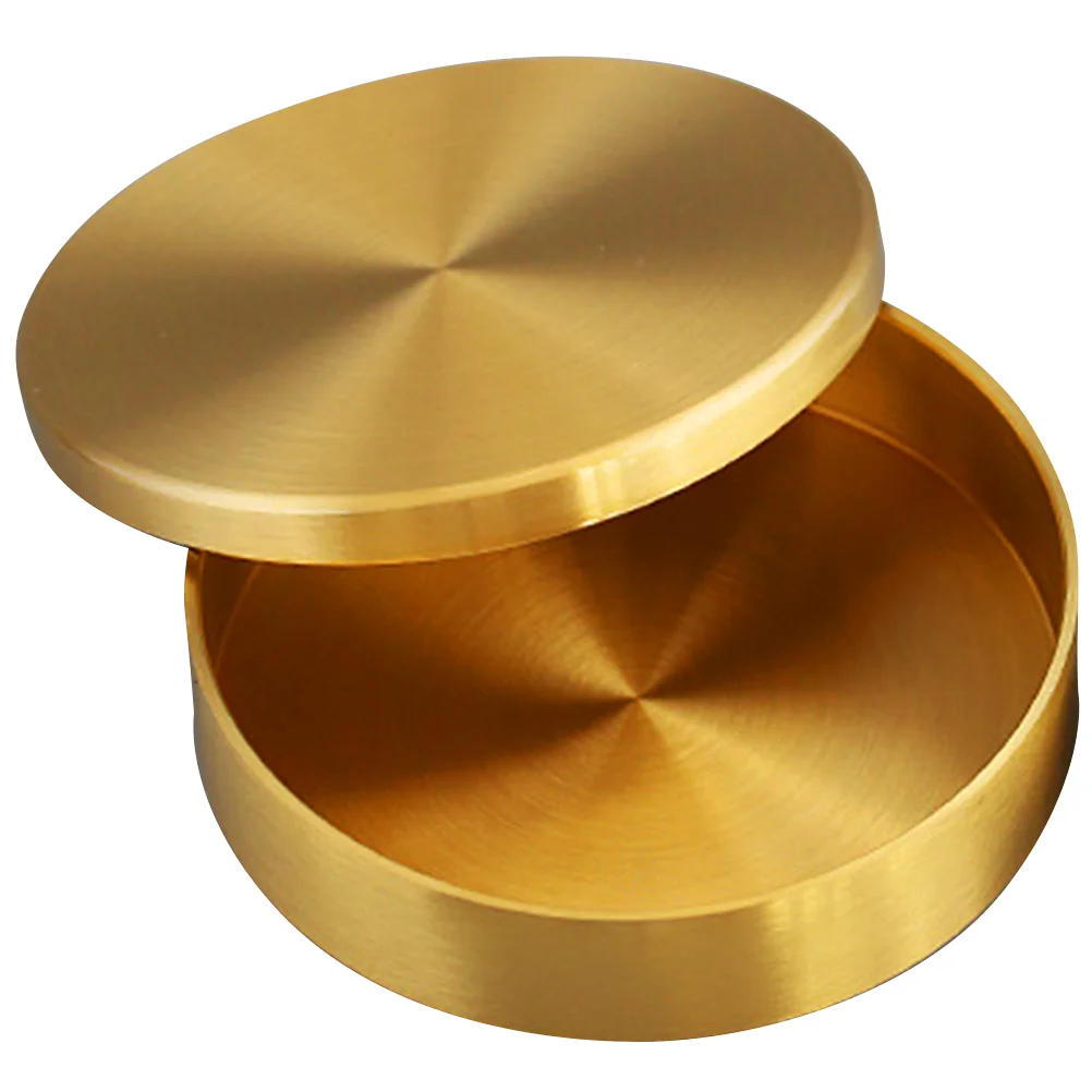 

Decorative Storage Boxes Powder Jar Tea Leaves Organizer Copper Canister Seal Portable Container Sealing Coffee