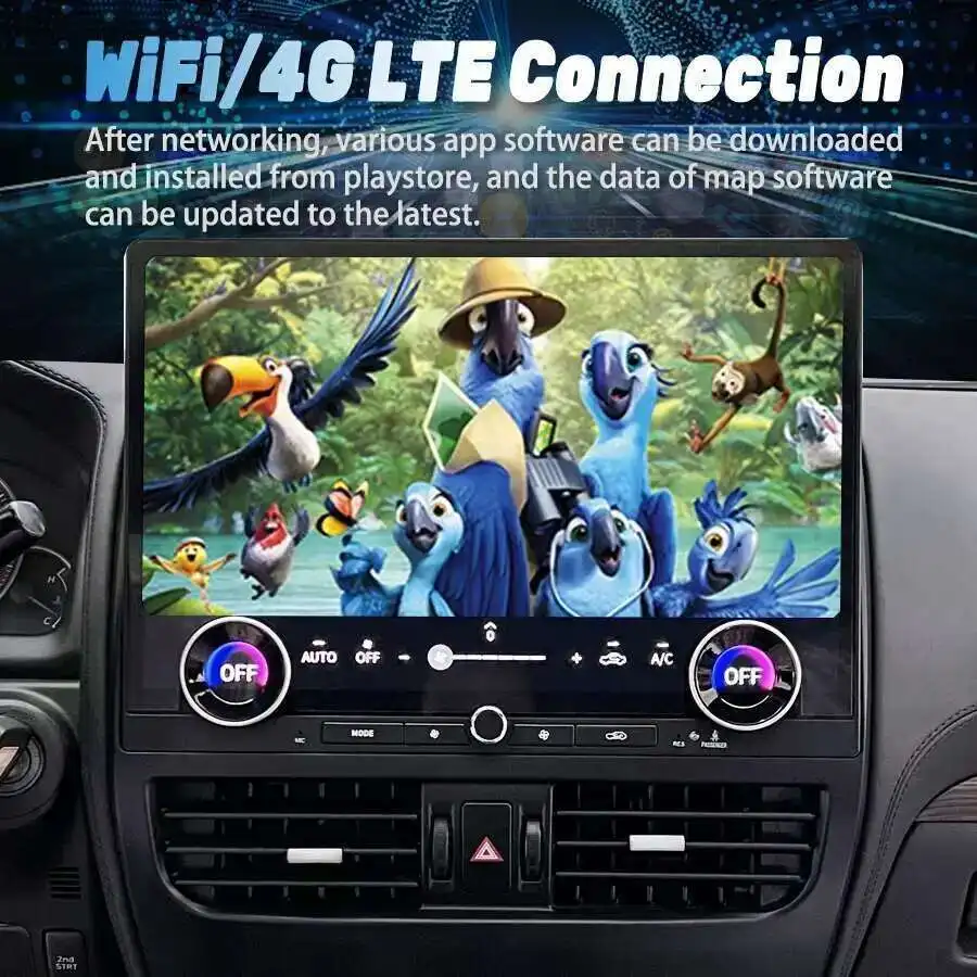 16.8" For Lexus Gx470 For Toyota Prado 120 2002-2009 Android 14 Car Radio Touch