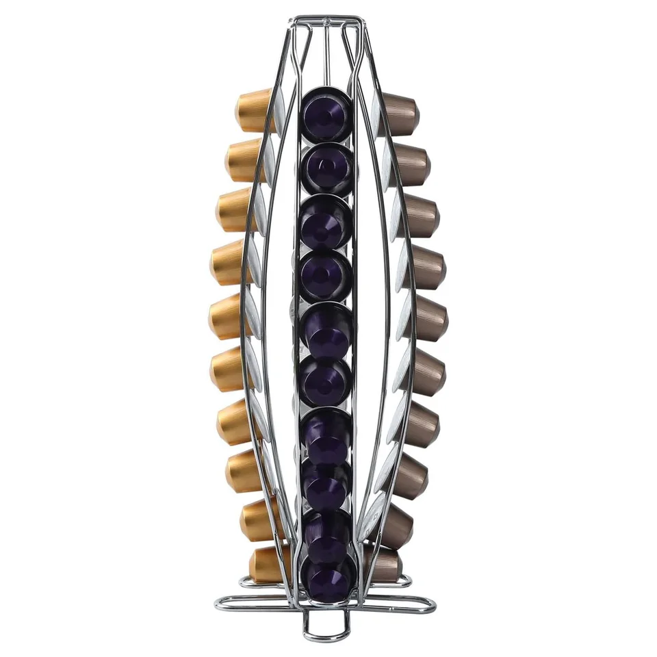 Lorena Rotating Coffee Pod Organizer with 40 Capacity