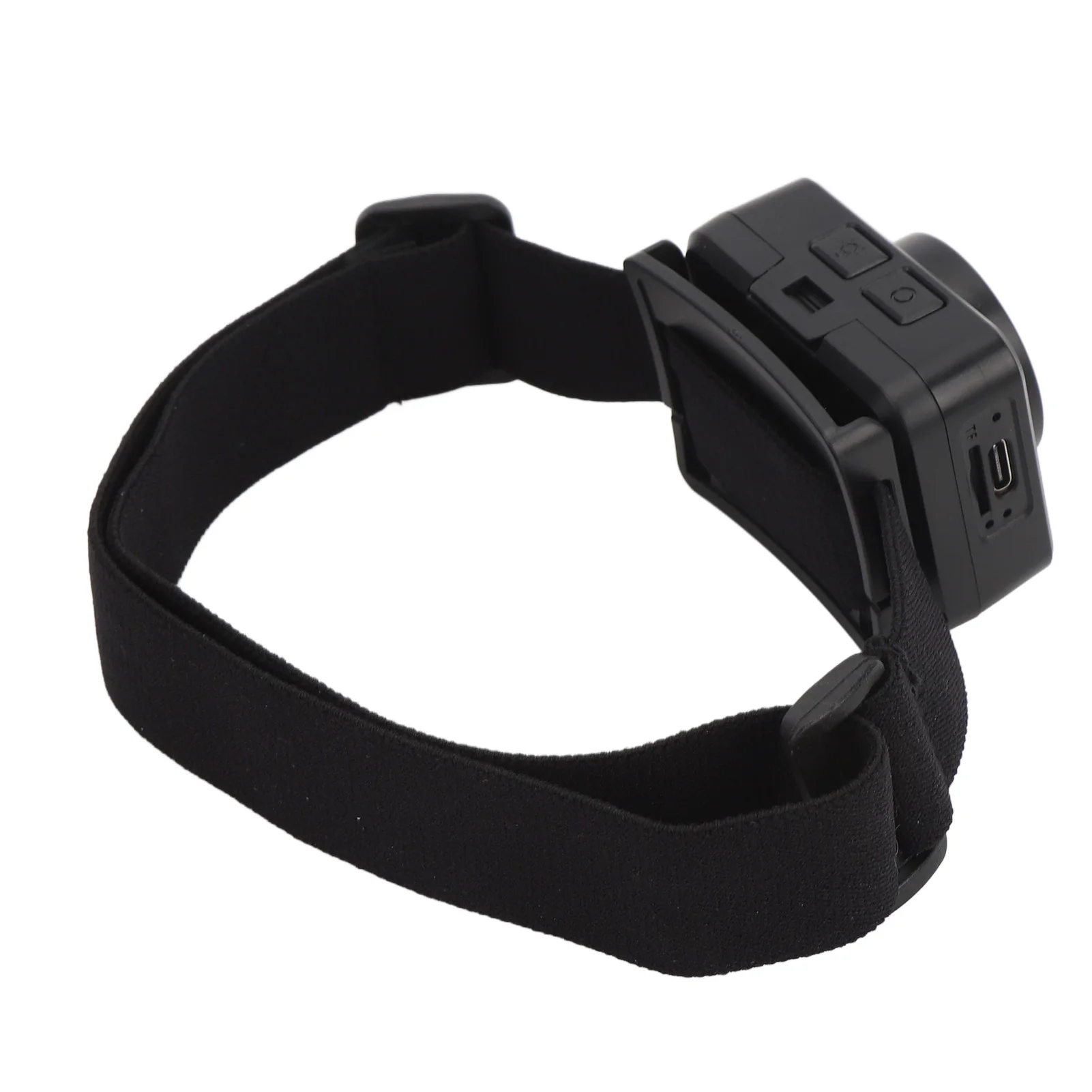 Head Mounted Action Camera 2MP 1080P 45 Degree Adjustable Intelligent Sensing LED Headlamp Head Mounted Wearable Body Video