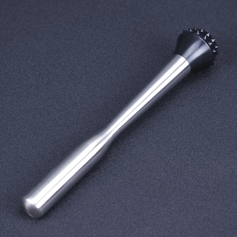 25cm Bar Cocktail Muddler Mojito Sharp Wolf Teeth Stainless Steel Bar Mixer Barware Mojito Drink Tool