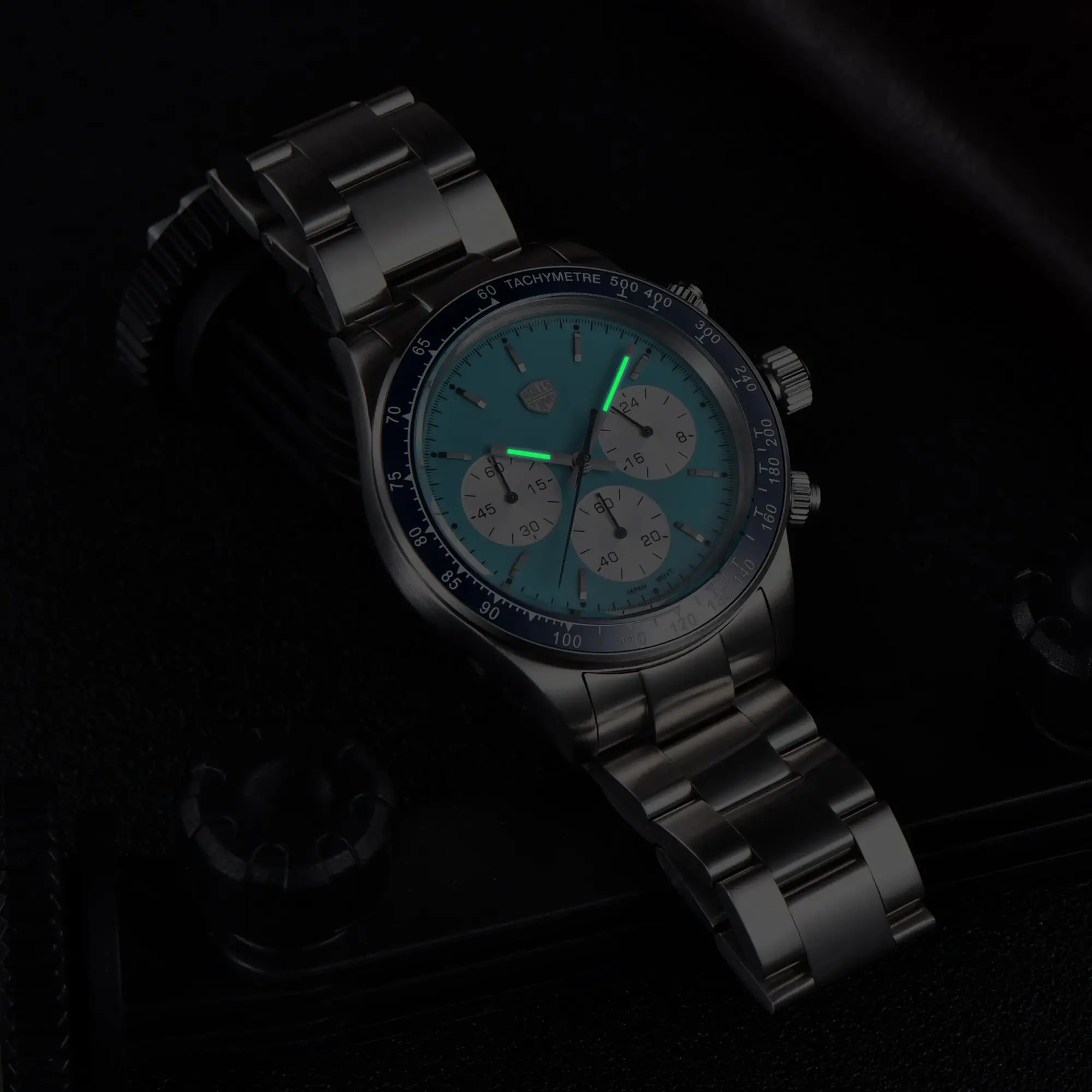 Rollstimi Retro Sport Chronograph Luxury Quartz Watch For Men VK63