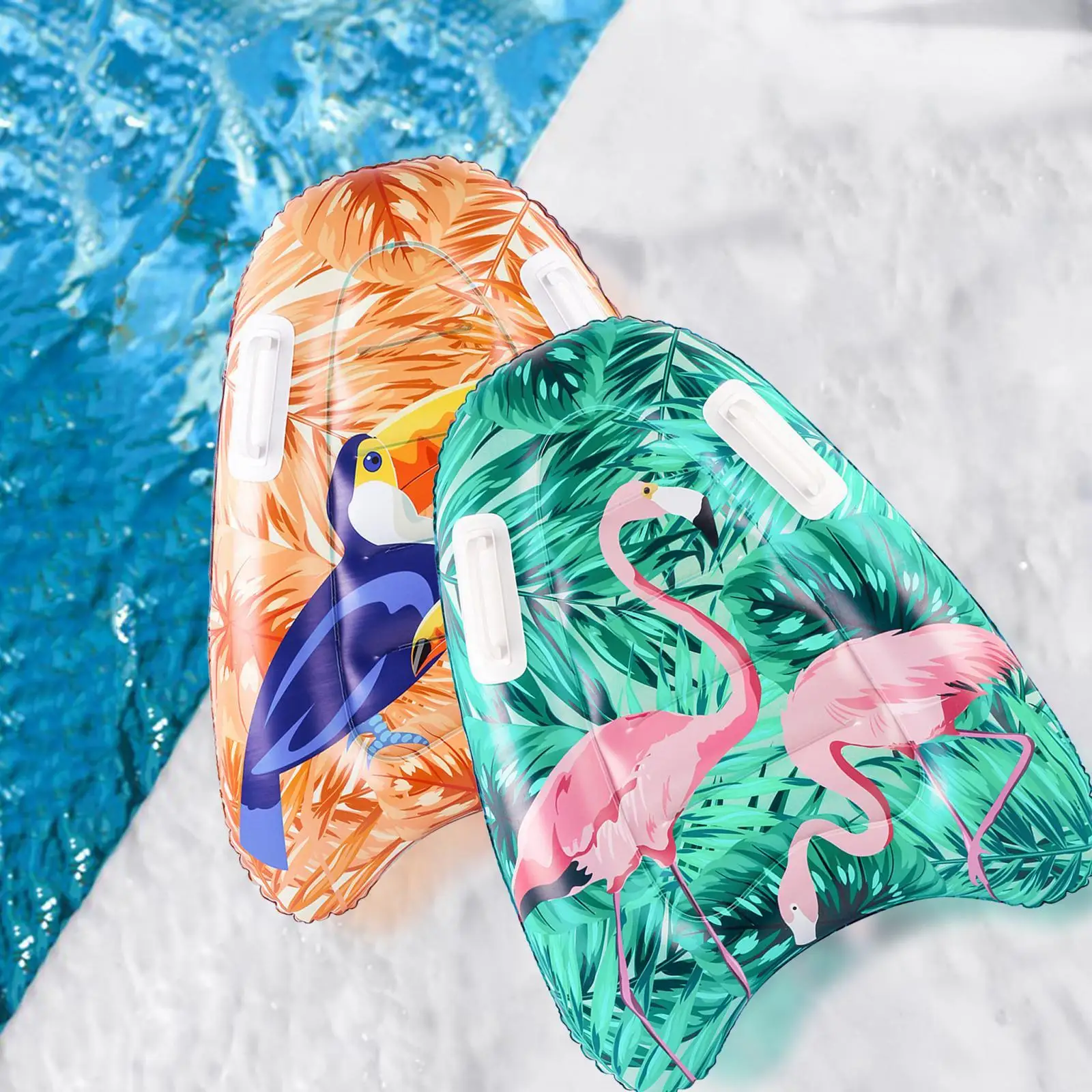 Inflatable Body Board Portable Swim Kickboard for Water Sports Exercise Pool Inflatable Body Board Portable Swim Kickboard for Water Sports Exercise Pool