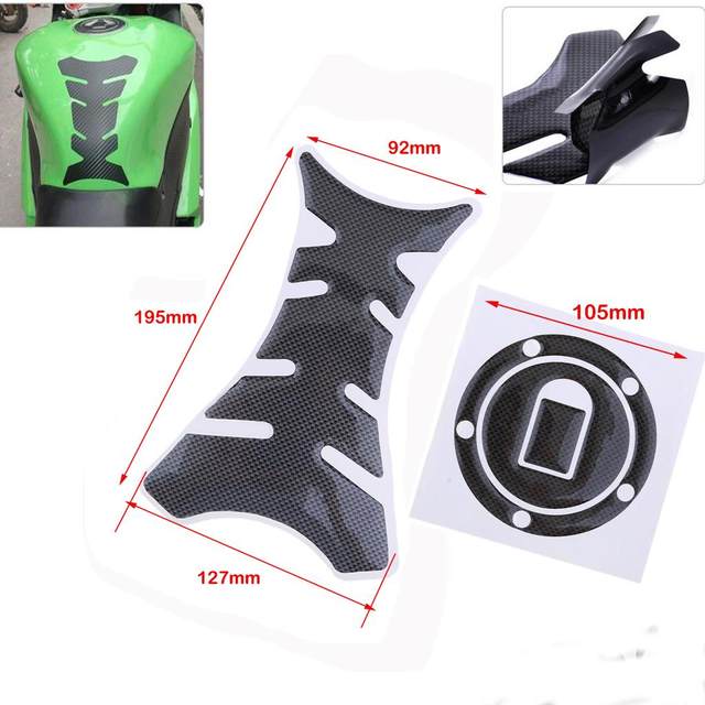 3D Gas Tank Pad Protector Sticker Decal for Universal Motorcycle Dirt Bike