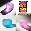 Nee Doh Jellyfish & Cube Squish Toy, Squeeze Stress Relief Toy, Sensory NeeDoh for Kids & Adults