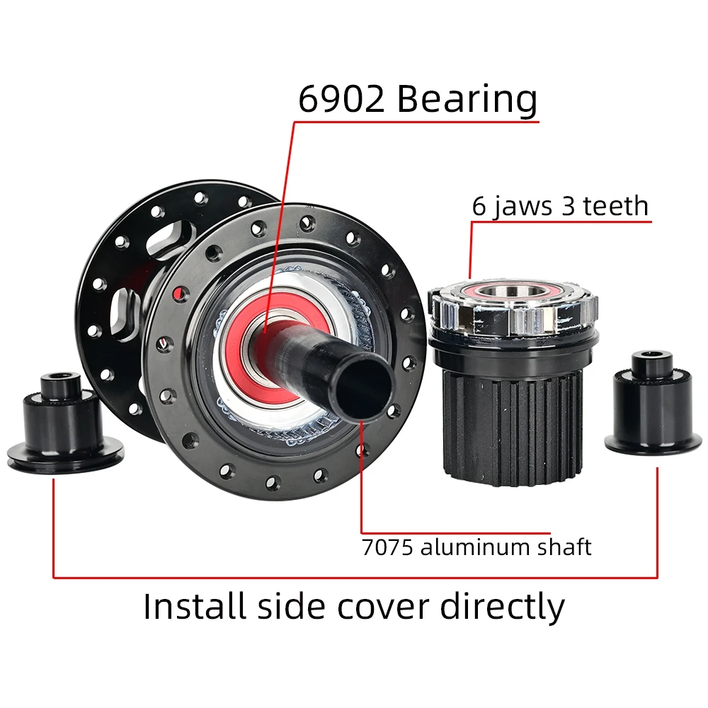 Arc Build|arc 009 6-pawl 114t Disc Brake Hub - Aluminum