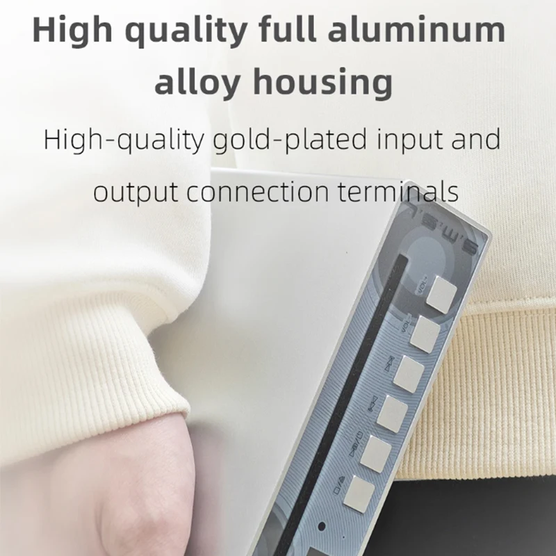 SMSL PL100 Hi-Fi CD Player With CS43131 Chip, Optical/Coaxial Output, Remote – Silver