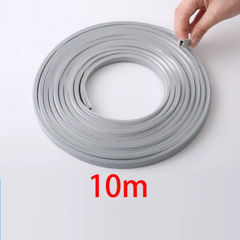 Car Door Edge Scratch Guard with Steel-Enhanced Rubber Seal