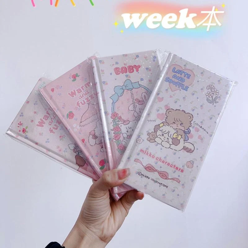 

Random One Book Miniso Genuine Mikko Kawaii Hand Ledger Anime Cute Cartoon New Lovely Notebook Note Book Letter Paper Girl Toy