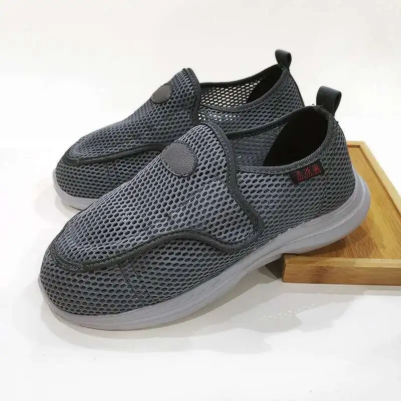 Women Men Diabetic Shoes Summer Breathable Injury Bandaging Surgery For Patients Swollen Feet Adjustable Shoe Width Shoes 6