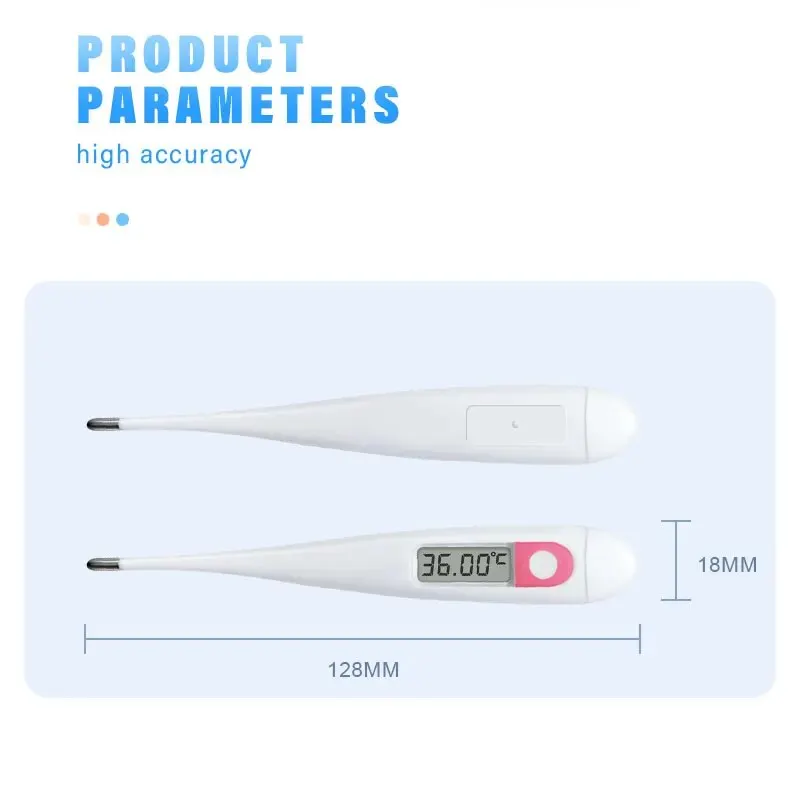 Digital Basal Clinical Thermometer For Ovulation High Accurate 0.01C Display 1/100th Degree Precision Reading Memory Recall digital thermometer