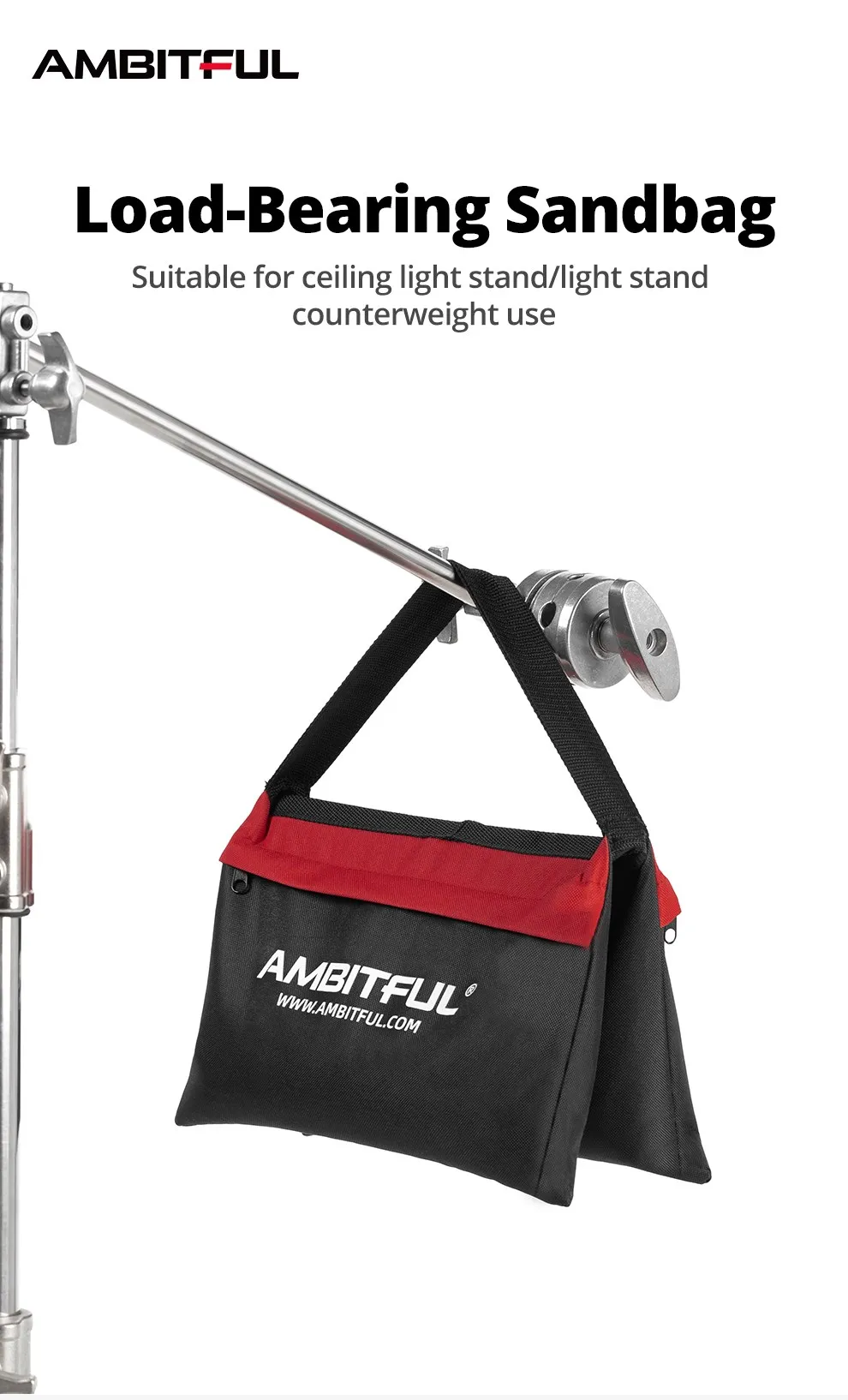44x33cm Load-Bearing Sandbag Photography Studio Video Stage Film Heavy Duty Sand