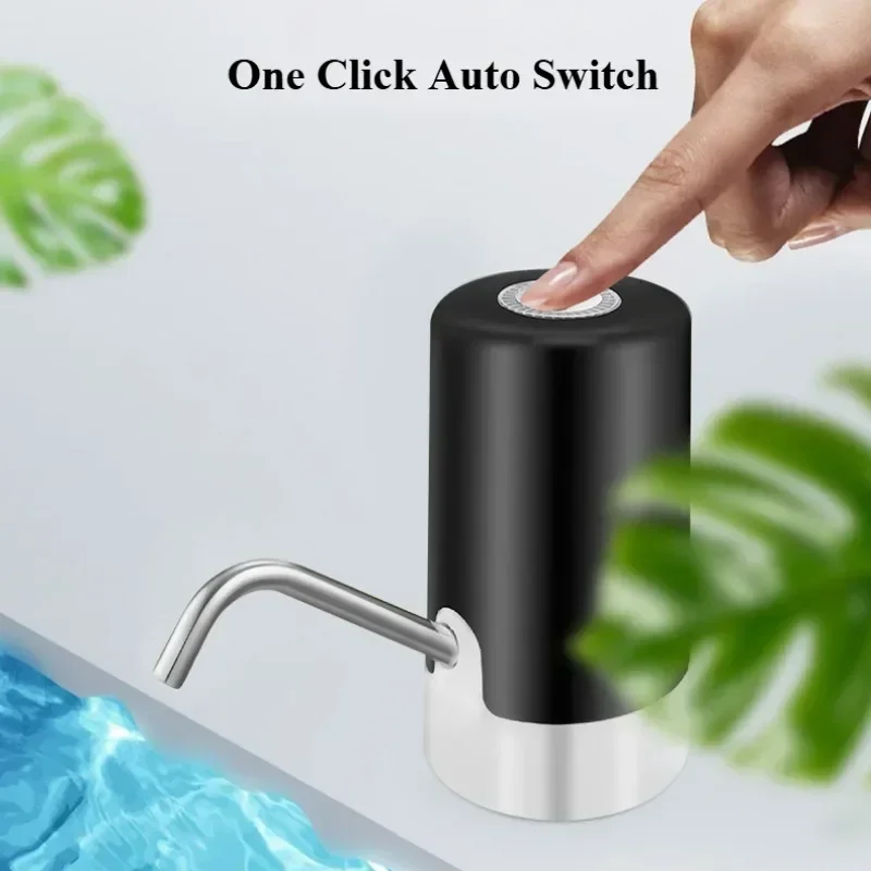 Portable Electric Water Bottle Pump Rechargeable Water Dispenser  USB Automatic Drainage Machine for Home Office Outdoor