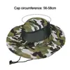 Outdoor Breathable Mesh Camouflage Bucket Hat Sun Protection Hunting Fishing Hiking Cap 6