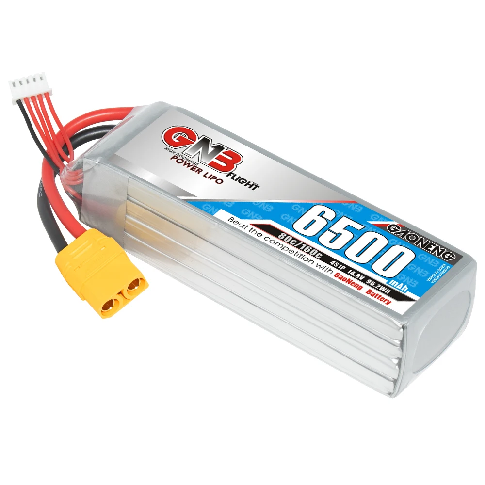 Gaoneng GNB 4S 14.8V 6500mAh 80C XT90 Lipo Battery