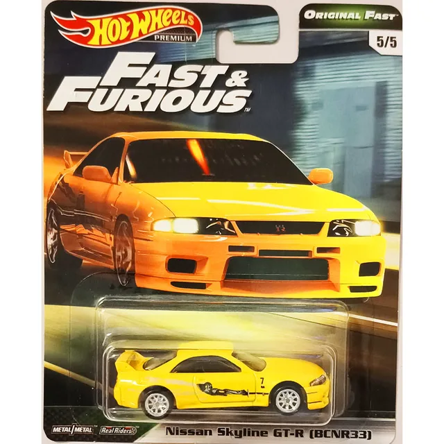 Hot Wheels Fast and Furious 2 Mitsubishi Eclipse Nissan Mazda Volkswagenn  Jetta 1:64 Diecast Model Car Collector Toys Gift GBW75