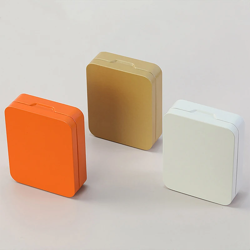 1pc Metal Tin Storage Box Tea Cans Jewelry Key Coin Boxes Wedding Candy Storage Cans Tea Packaging Gift Boxes