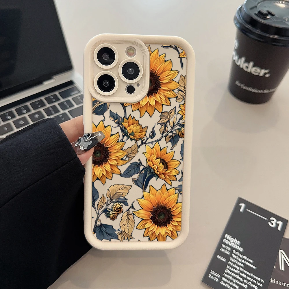thumbnail image 1 of Funda para iPhone 16 Funda para iPhone 15 Pro Max Funda con estampado de flores para iPhone 14 13 12 11 XS XR X 7 8 Plus SE 2022 Funda, 1 of 5