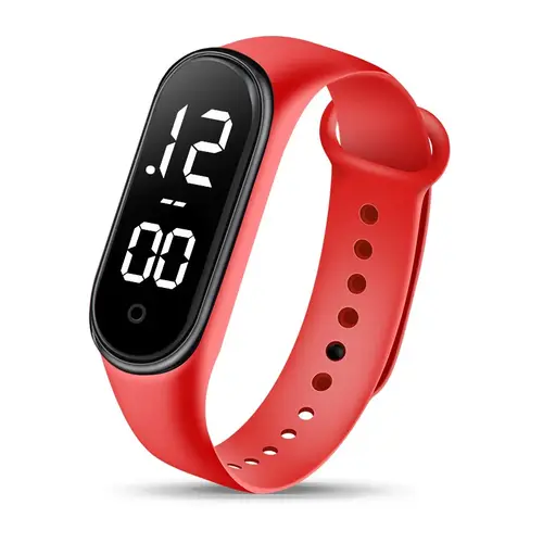 Rubber Luminous Waterproof LED Children's Electronic Watch Casual Fashion Creative Outdoor Sports Student Electronic Watches - Image 16