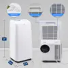 Small Air Conditioner Portable 12,000 BTU with Built-in Dehumidifier - Portable AC unit for rooms up to 550 sq ft - Remote 6