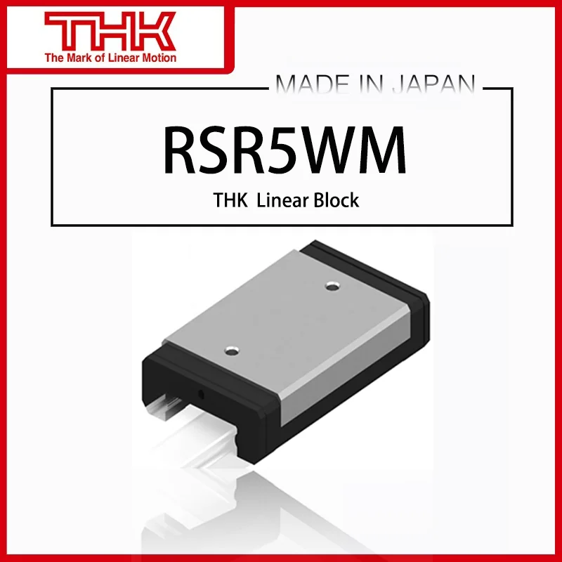 

Original THK linrar guide RSR 5 RSR5 RSR5WM RSR5WTM RSR5WMUU RSR5WTMUU RSR5WMSS RSR5WTMSS GK BLOCK