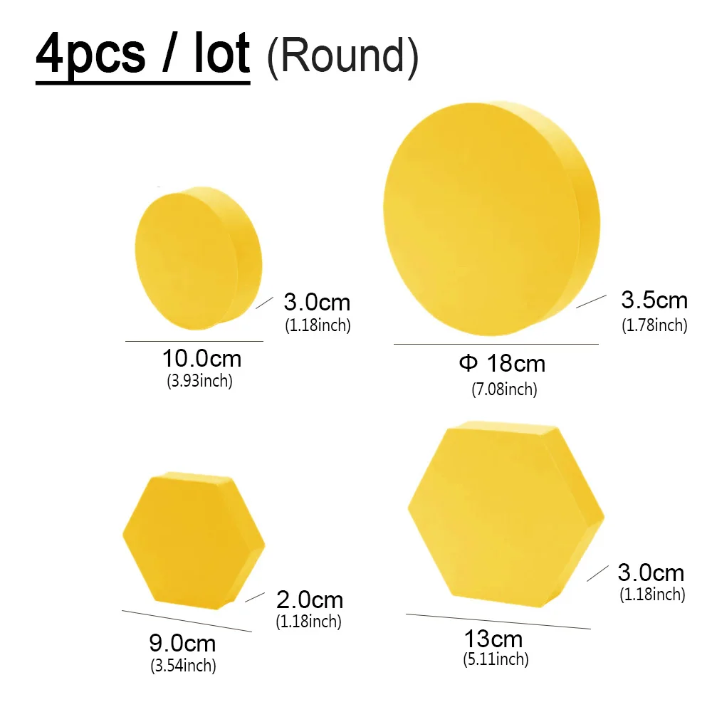 4 pcs Yellow set R