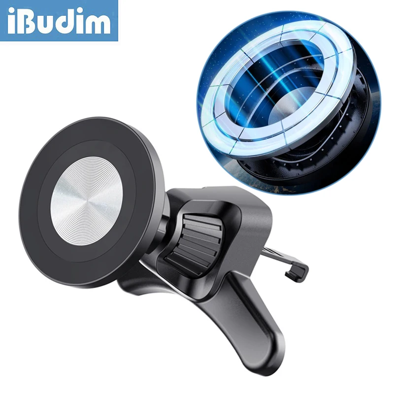 Magnetic Car Air Vent Phone Holder with N52 Strong Magnets