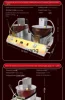 L'm'm Automatic Popcorn Machine Spherical Butterfly Popcorn Pot for Stall 4