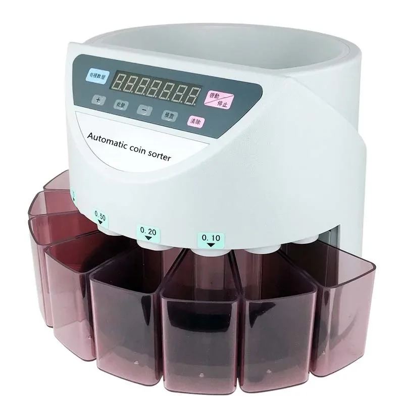 새로운 유로 동전 계산 기계 동전 분류기 코너 라운더 펀치 코너 라운더