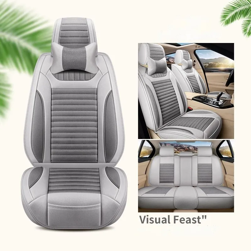 

Car Seat Cover LLinen fiber For Toyota All Models Land Cruiser Prado Yaris Venza Prius Camry Corolla Highlander Alphard Rav4