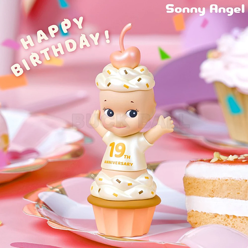 

Sonny Angel Figures Sonny Angel 19th Anniversary Anime Figure Kawaii Cute Doll Pvs Statue Collection Model Desk Decor Kids Gifts