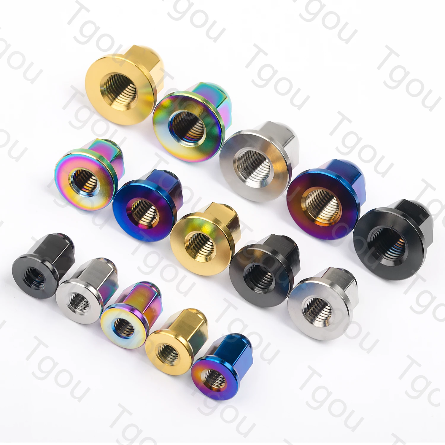 cabeca flange porcas para bicicleta moto carro 8pcs 05