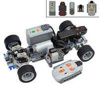 Bulk Technical Parts Pin Liftarm Bricks Studless Beam Axle Plug Connector Panel Gear 9686 Building Blocks Compatible Leduo Toys 6