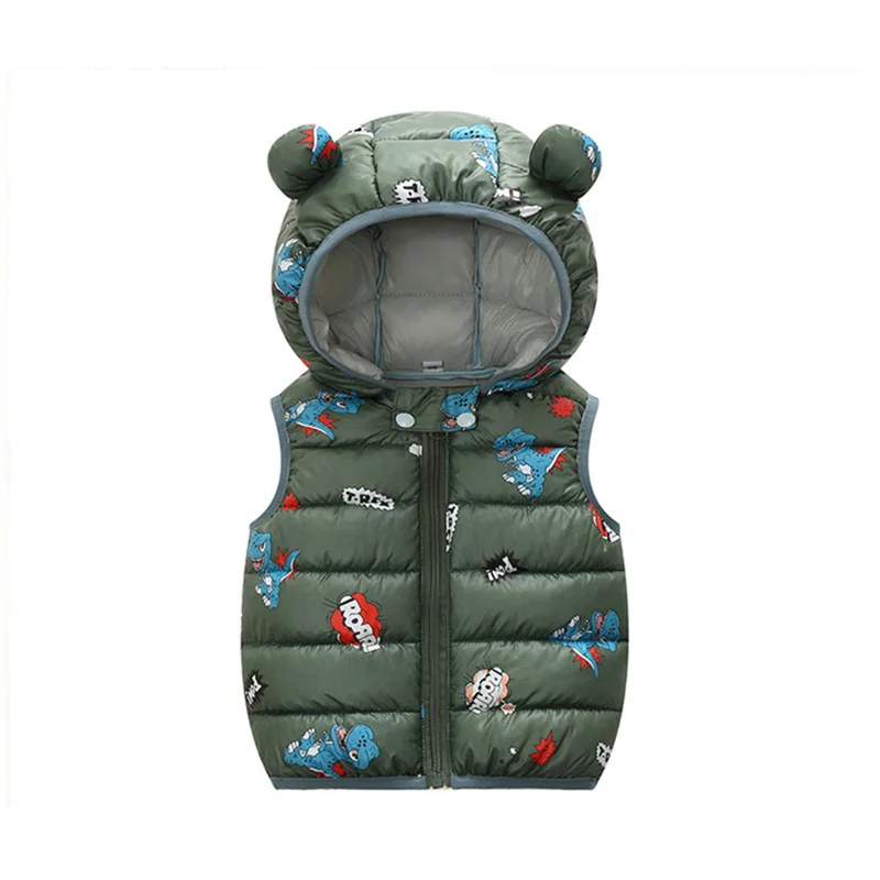 Autumn Winter Baby Outerwear Baby Boys Girls Down Jackets Cartoon Mouse for 1-5Y kids jackets winter coat