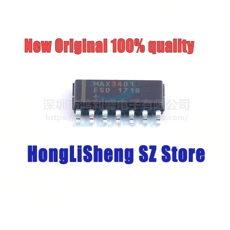 

10pcs/lot MAX3491ESD+T MAX3491ESD MAX3491 SOP14 Chipset 100% New&Original In Stock