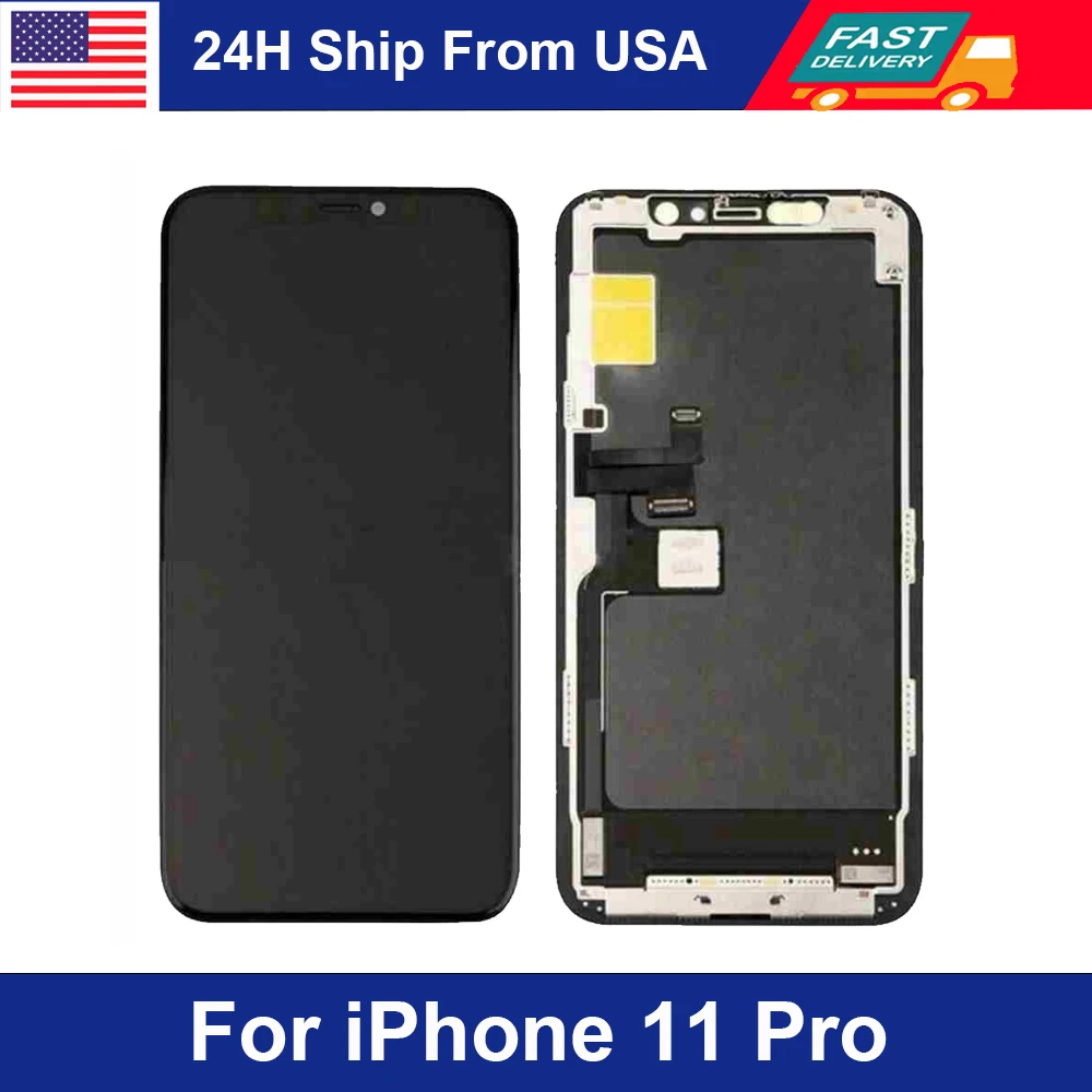 USA For iPhone 11 Pro LCD Display Touch Screen Replacement Digitizer Assembly