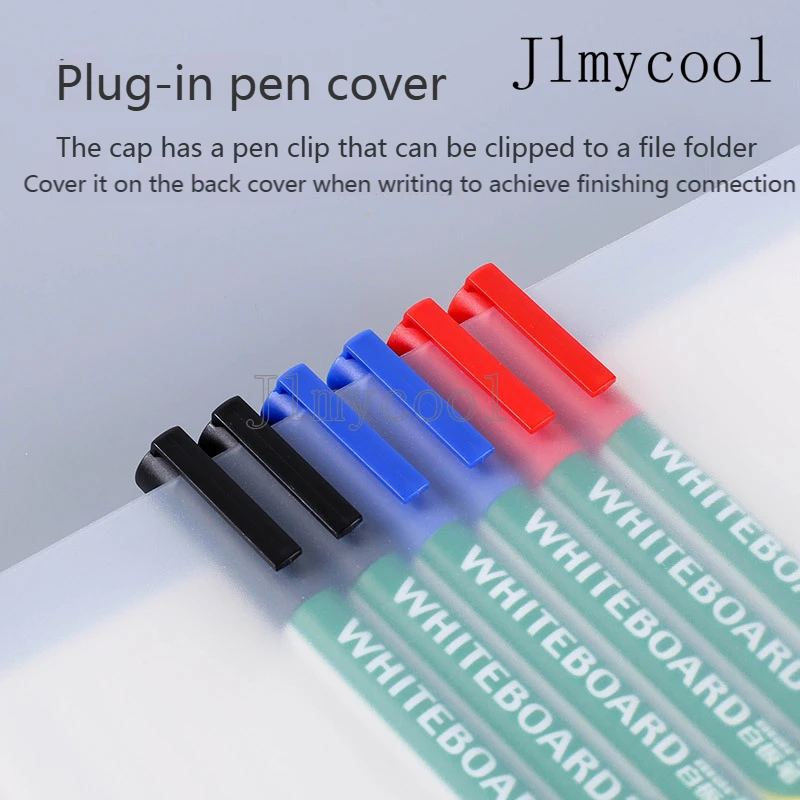 12pcs 작은 화이트 보드 쉽게 닦을 수있는 환경 친화적 인 초 미세 펜 어린이 그림 교육 미니 화이트 보드 펜