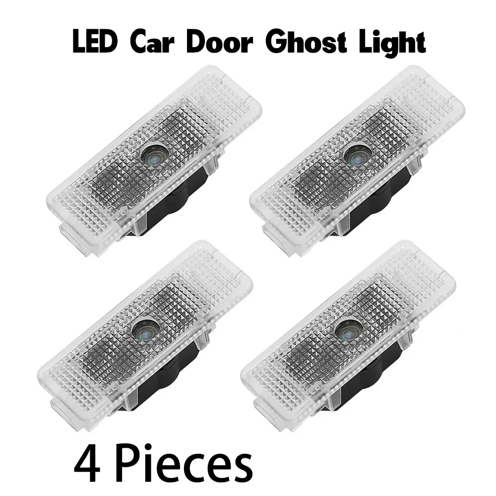 

4Pcs Car Door logo Laser welcome Light led projector lamp For BMW E39 X5 E53 E52 528i Ghost Shadow lights car Accessories
