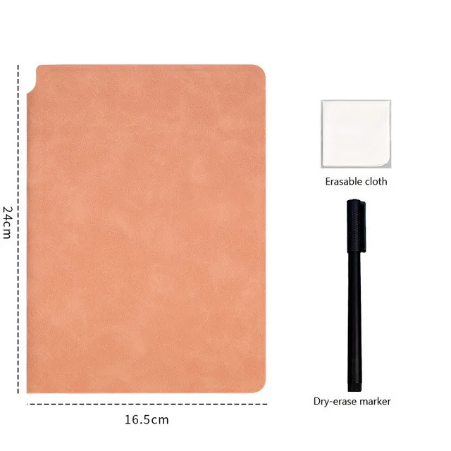 Eco-Friendly Reusable Whiteboard Notebook Set with Pen and Erasing Cloth - Portable Weekly Planner