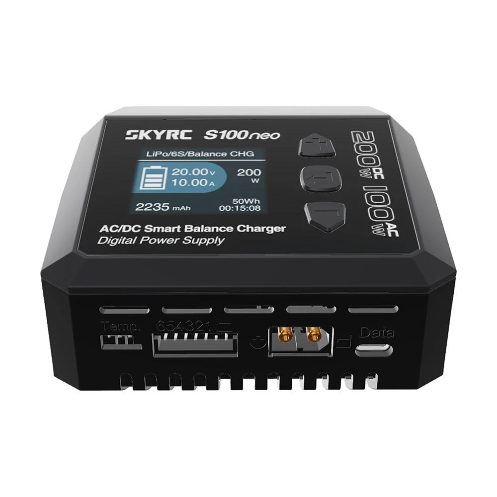 SkyRC S100neo Chargeur LiPo 100W AC 200W DC 12A Smart Balance