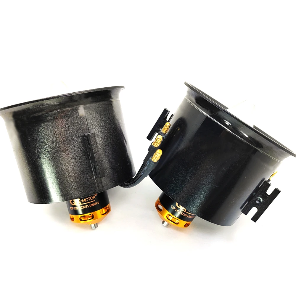 Moteur EDF 70mm 4S/6S Qx-Motor QF2827 Brushless 12 Pales pour Avion RC