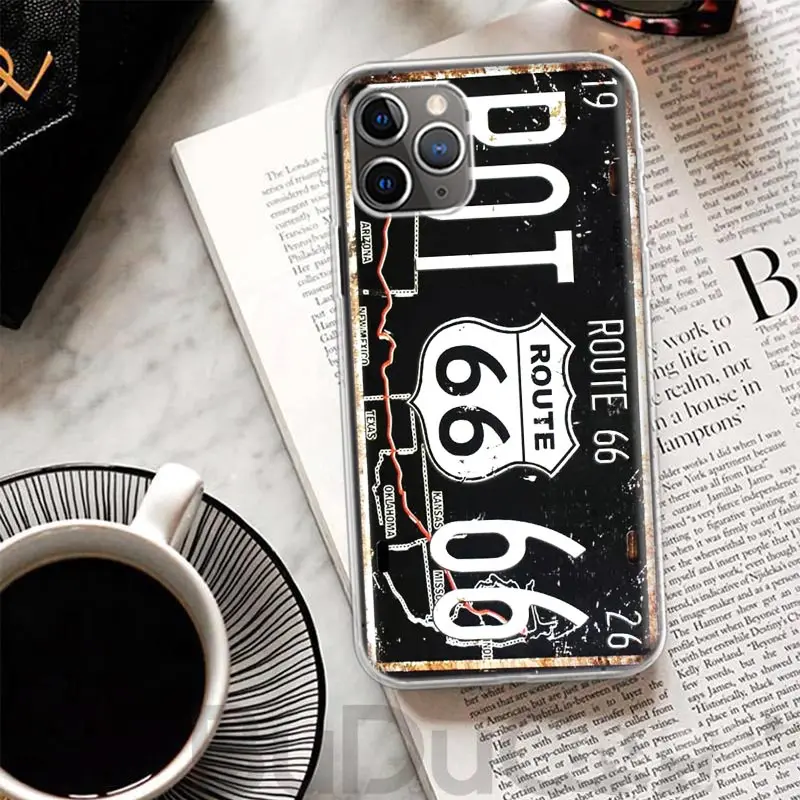 License New York Plate Number Print Phone Case Cover