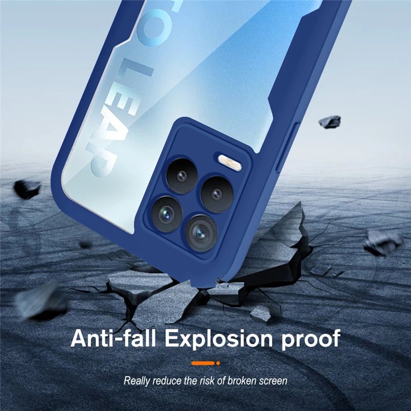 360 Doppel-Frontfolie Hartschale für OPPO Realme C21Y 9 9i 8 8i 7 6 Pro A54 A74 A94 A33 A55 A52 A72 Clear Cov_voghion.com