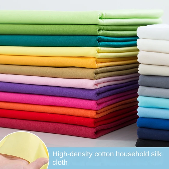 Cotton Material Poplin Cloth Solid Color Shirt Clothing for Dress Fabric  Wholesale Cloth for Sewing Meters Diy Material