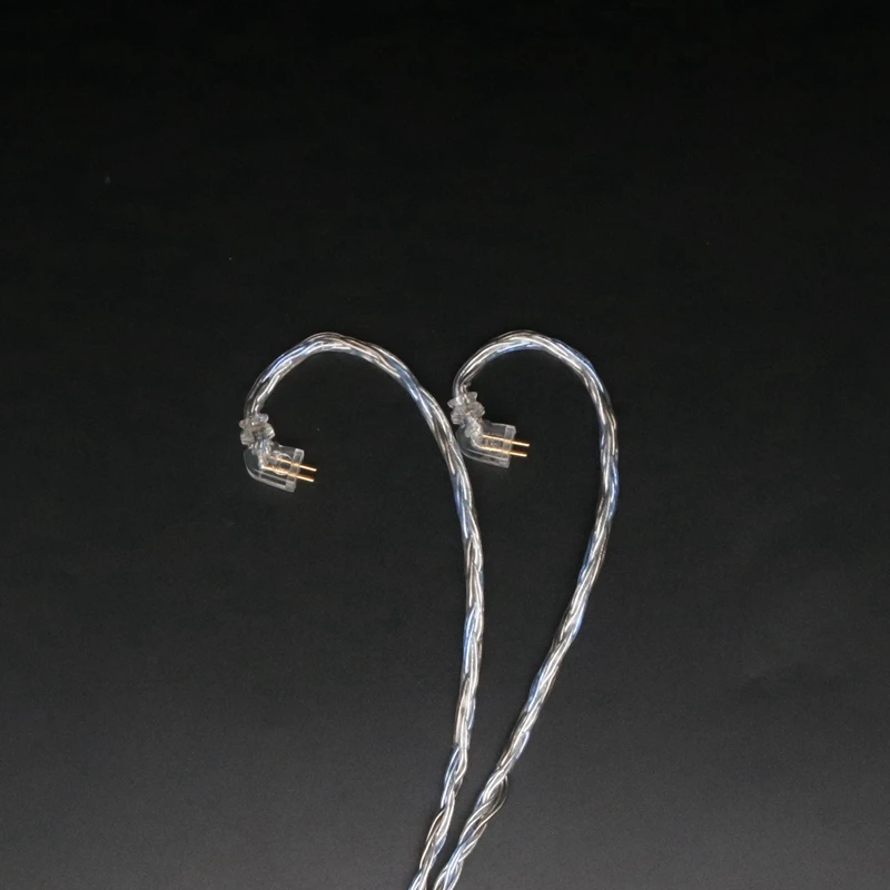 Xinhs-単一の銅メッキ銀イヤホンアップグレードケーブル、16コア