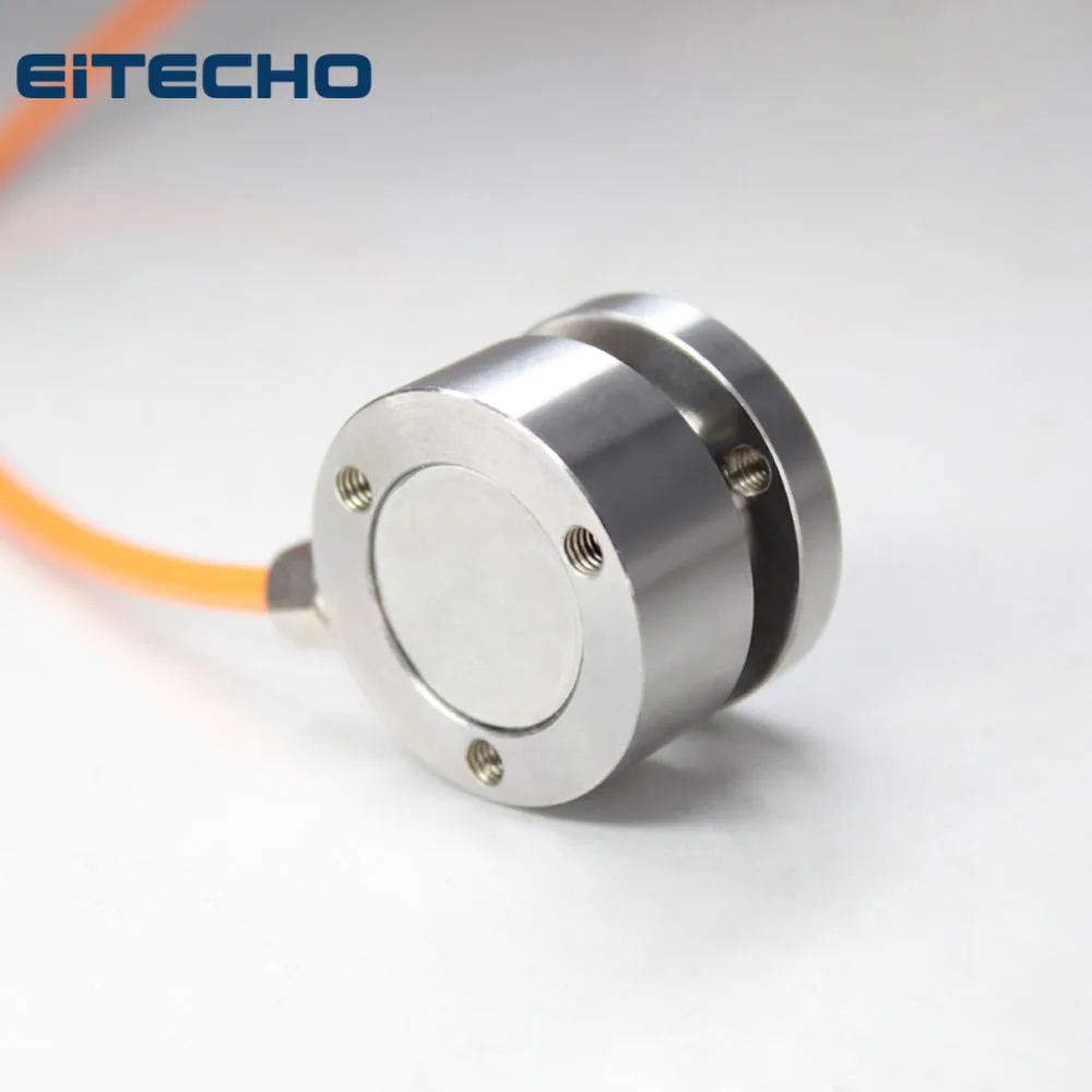 Miniature Flat Force Load Cell Sensor High Frequency &Phi;25 Tension Pressure 20 30 50 100 200 300 500 1000 2000 KG 1 2 Ton