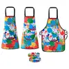 Children's Art Apron Multi-purpose Waterproof Painting Apron With 2 Sleeves And Pocket Suitable For Painting, Baking And DIY 1